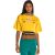 Camiseta Grimey Chica Nite Marauder Fleece Girl Crop Top FW20 Mustard