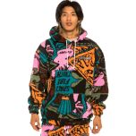 Sudadera Grimey Space Lady All Over Jacquard Sherpa - Blue | Winter 21