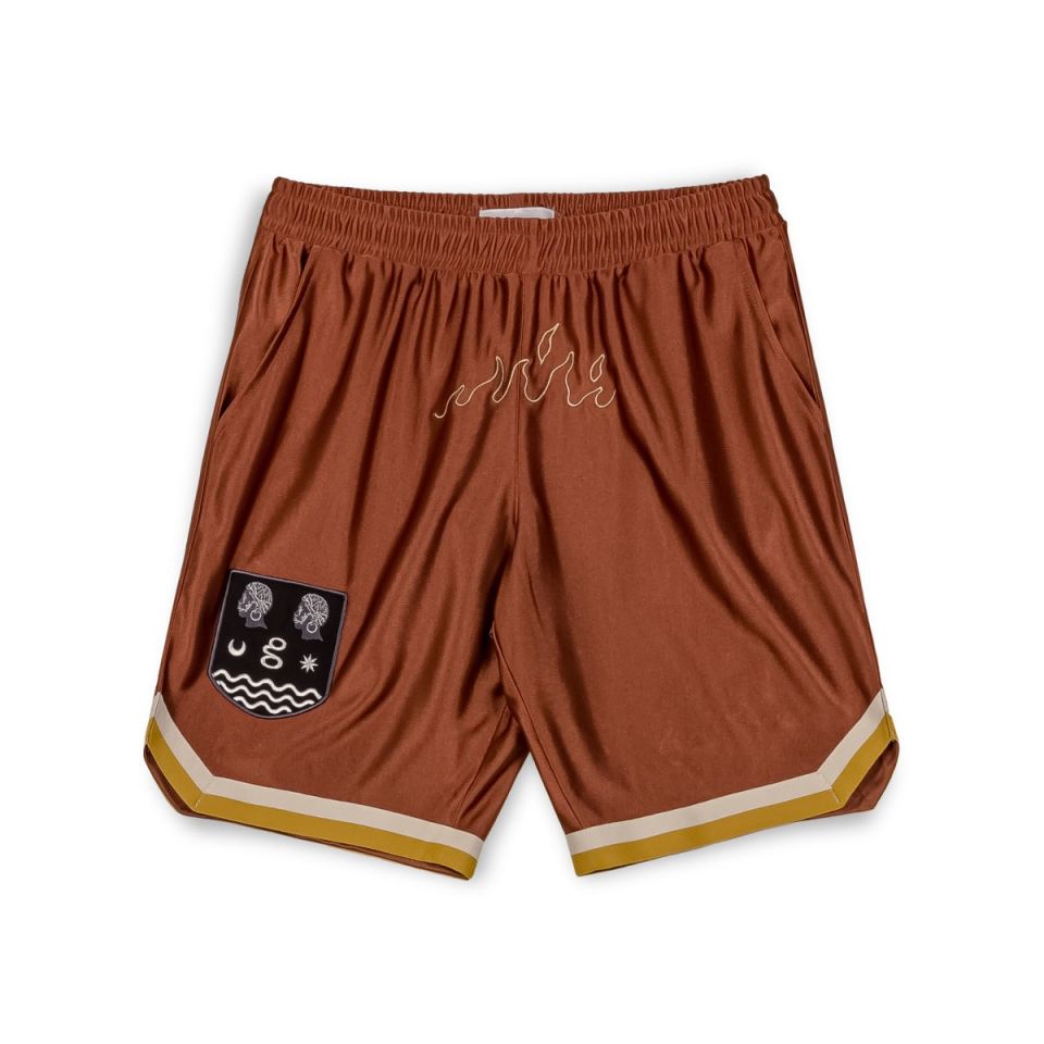 PANTALÓN CORTO GRIMEY FIRE ROUTE - BROWN | SPRING 23