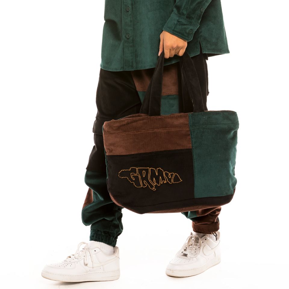 Bolsa Grimey "Tote" Aged rum Corduroy | Winter  21 - Green