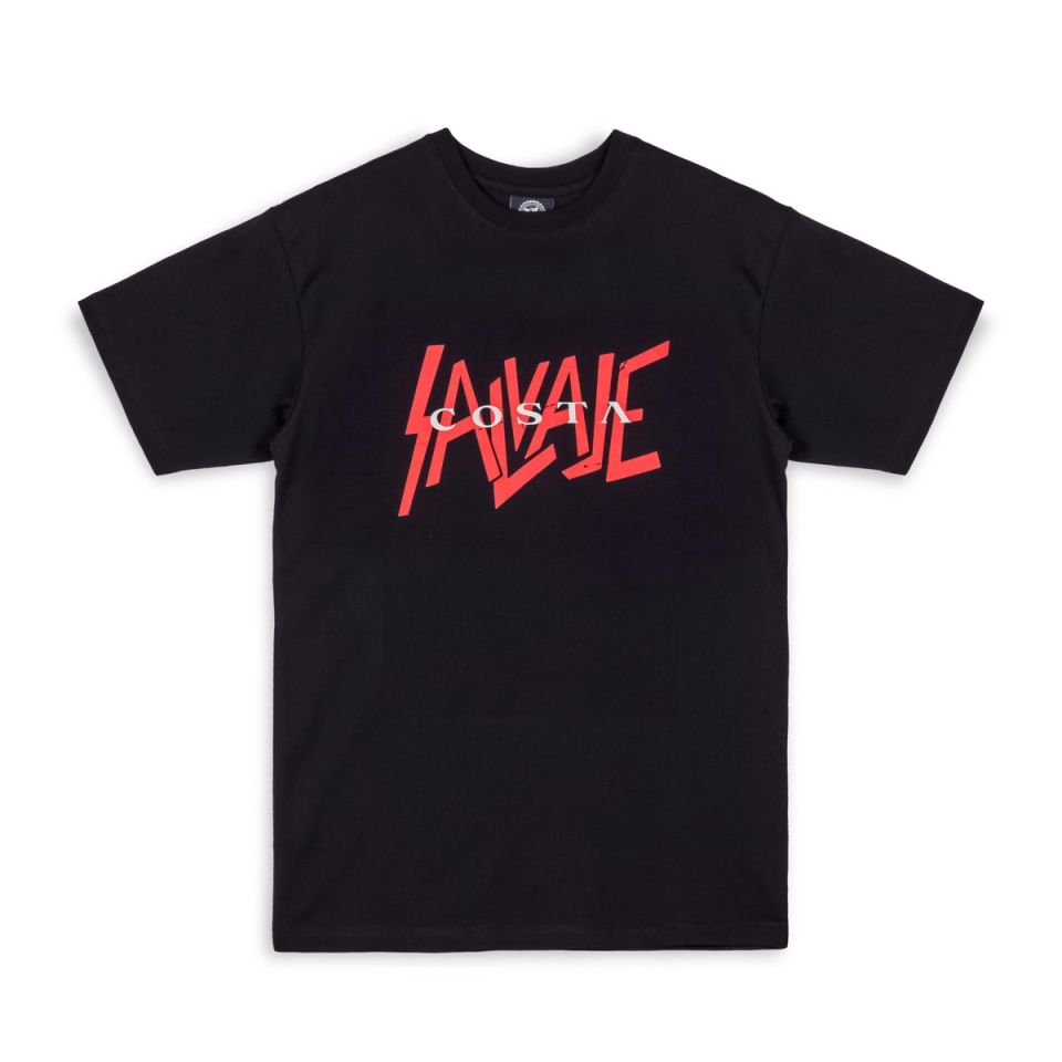 Camiseta COSTA X GRIMEY "SALVAJE" Black (Edición Limitada) 