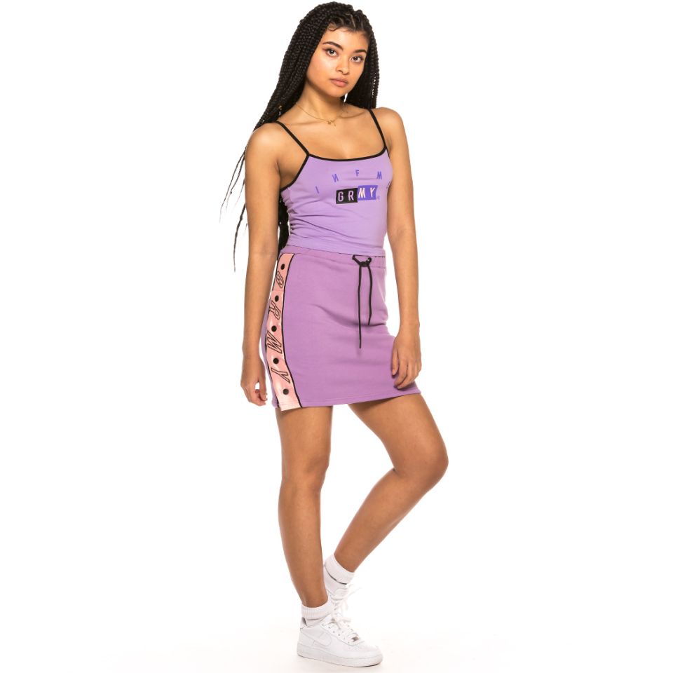 Pack Grimey top F.A.L.A + Falda Steamy blacktop SS19 Purple
