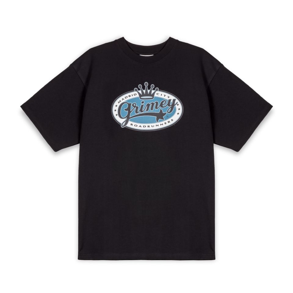 GRIMEY MADRID OVERSIZED HEAVYWEIGHT TEE - BLACK | FW23