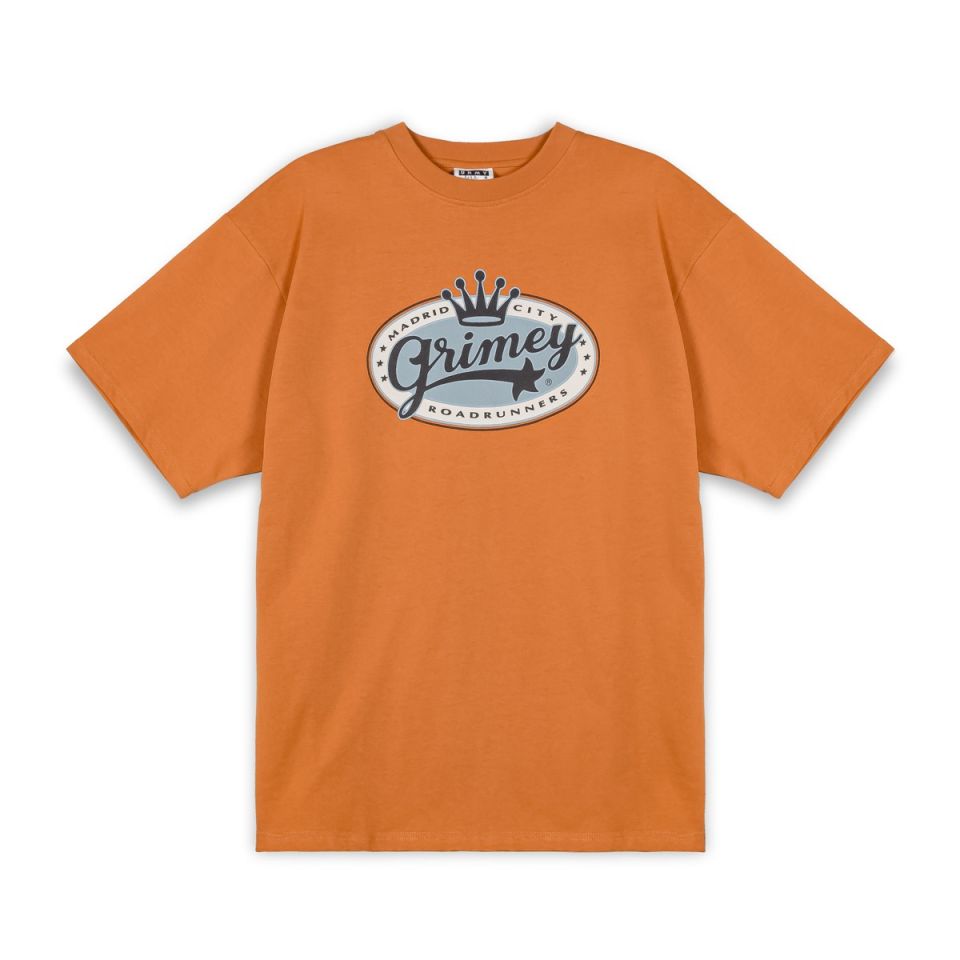 GRIMEY MADRID OVERSIZED HEAVYWEIGHT TEE - ORANGE | FW23