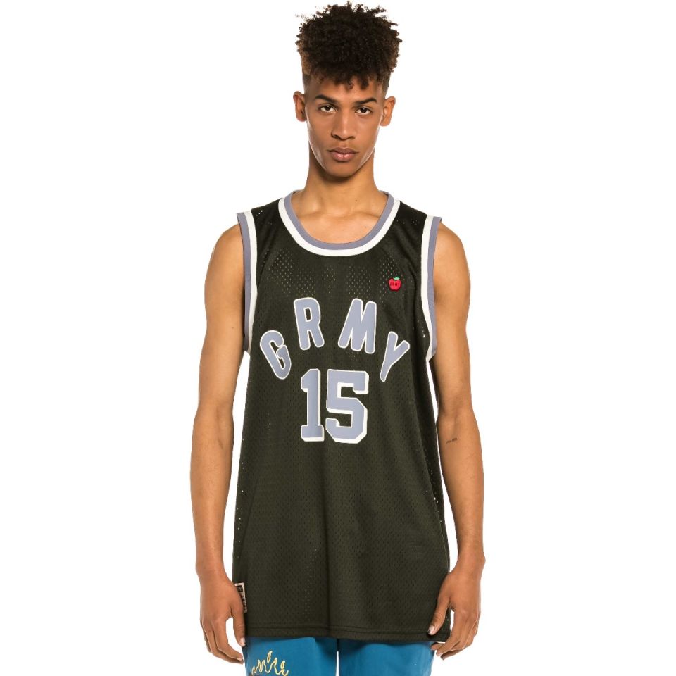 Camiseta de Tirantes Mesh Grimey Trespass - Black | Summer 22