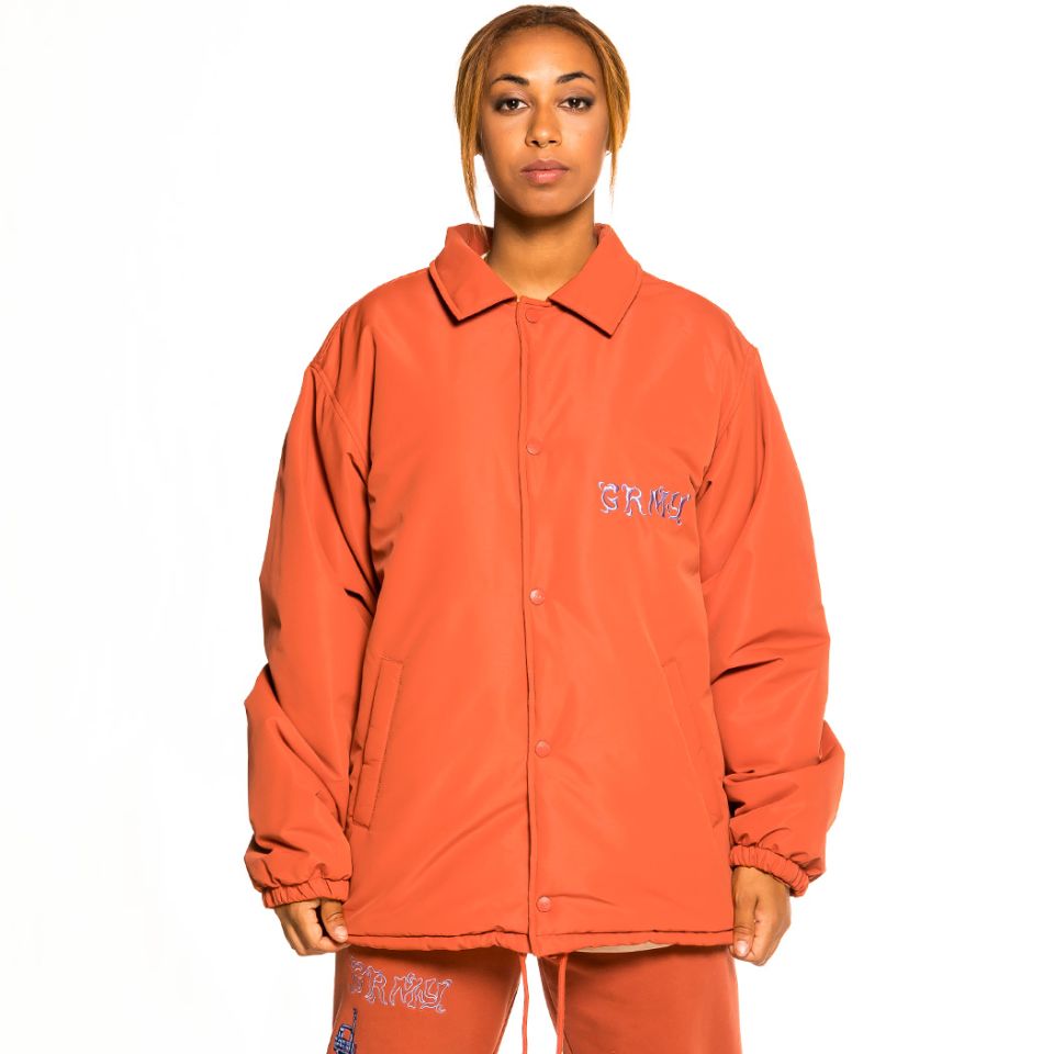 Chaqueta Unisex (Heavy Coach) Grimey "Jazz Thing" - Ochre | Fall 21