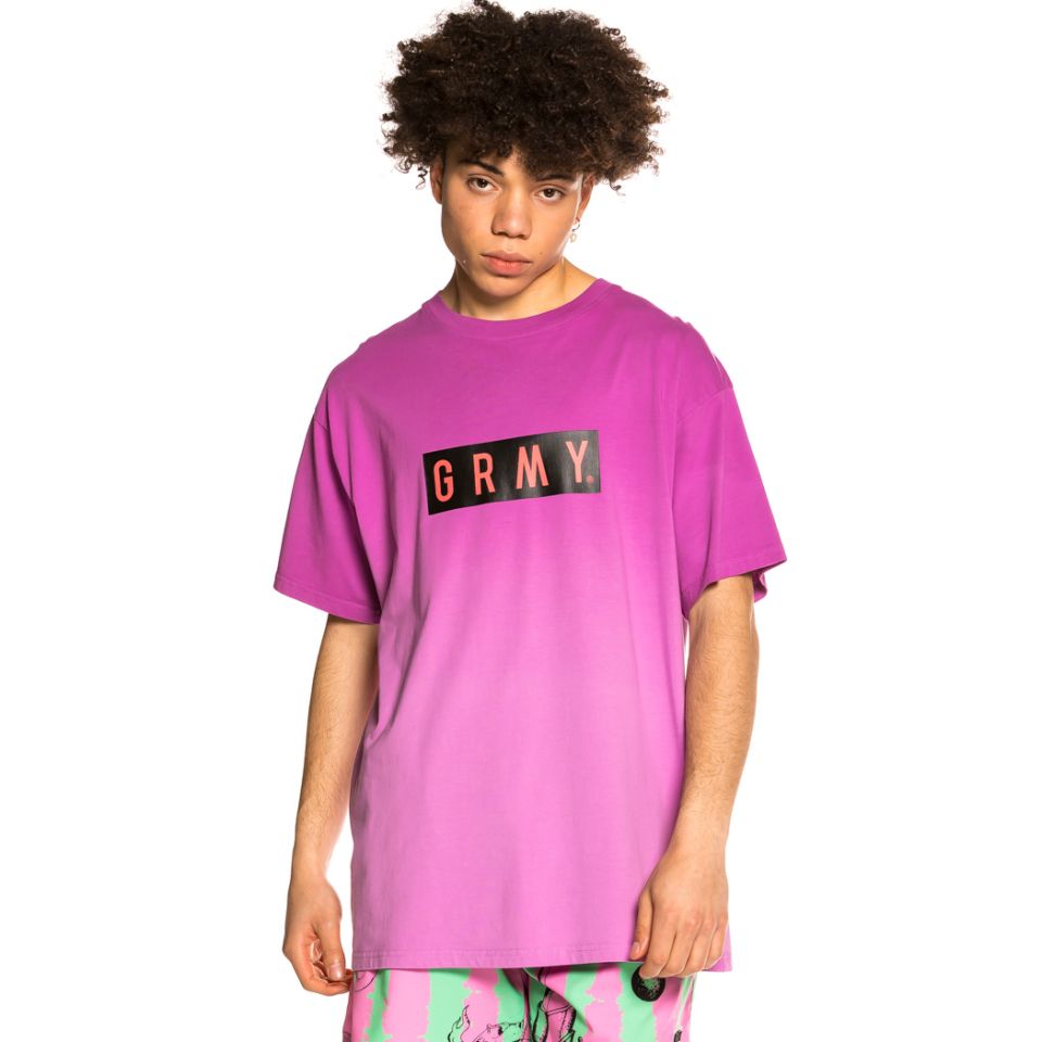 Grimey "Frenzy Gradient" Tee - Purple | Spring 21