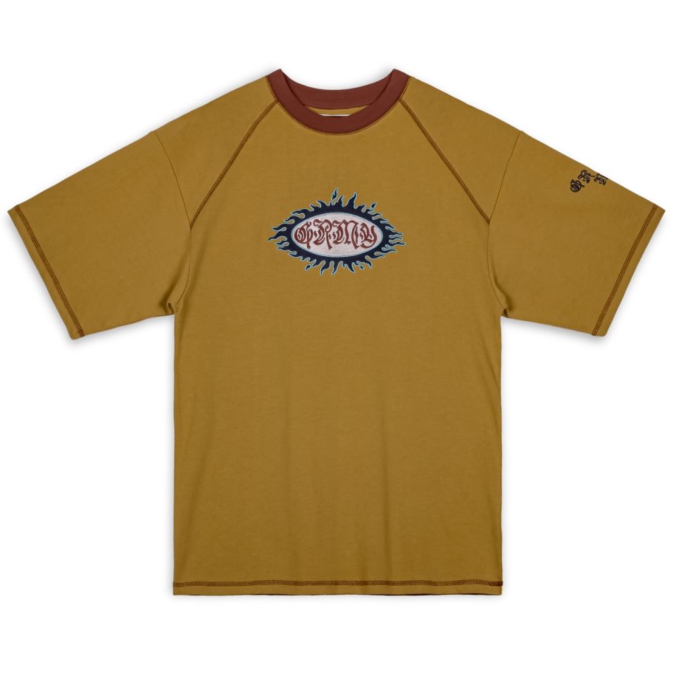 GRIMEY FIRE ROUTE OVERSIZED TEE - BROWN | Spring 23