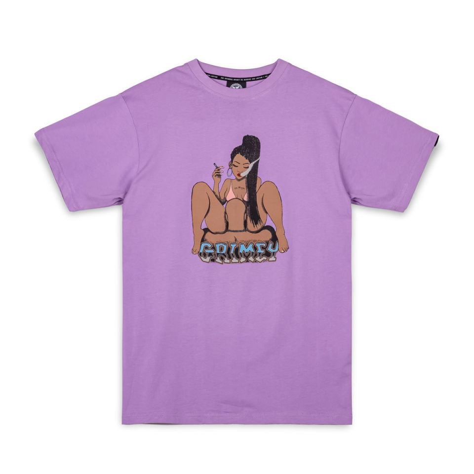 CAMISETA GRIMEY LA MUJER - LILA | Primavera 23