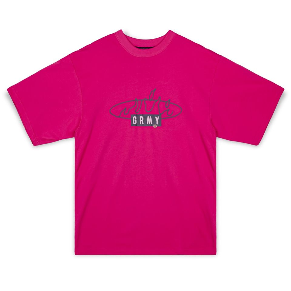 CAMISETA GRIMEY CLOVEN TONGUES OVERSIZED - RED  | Summer 23