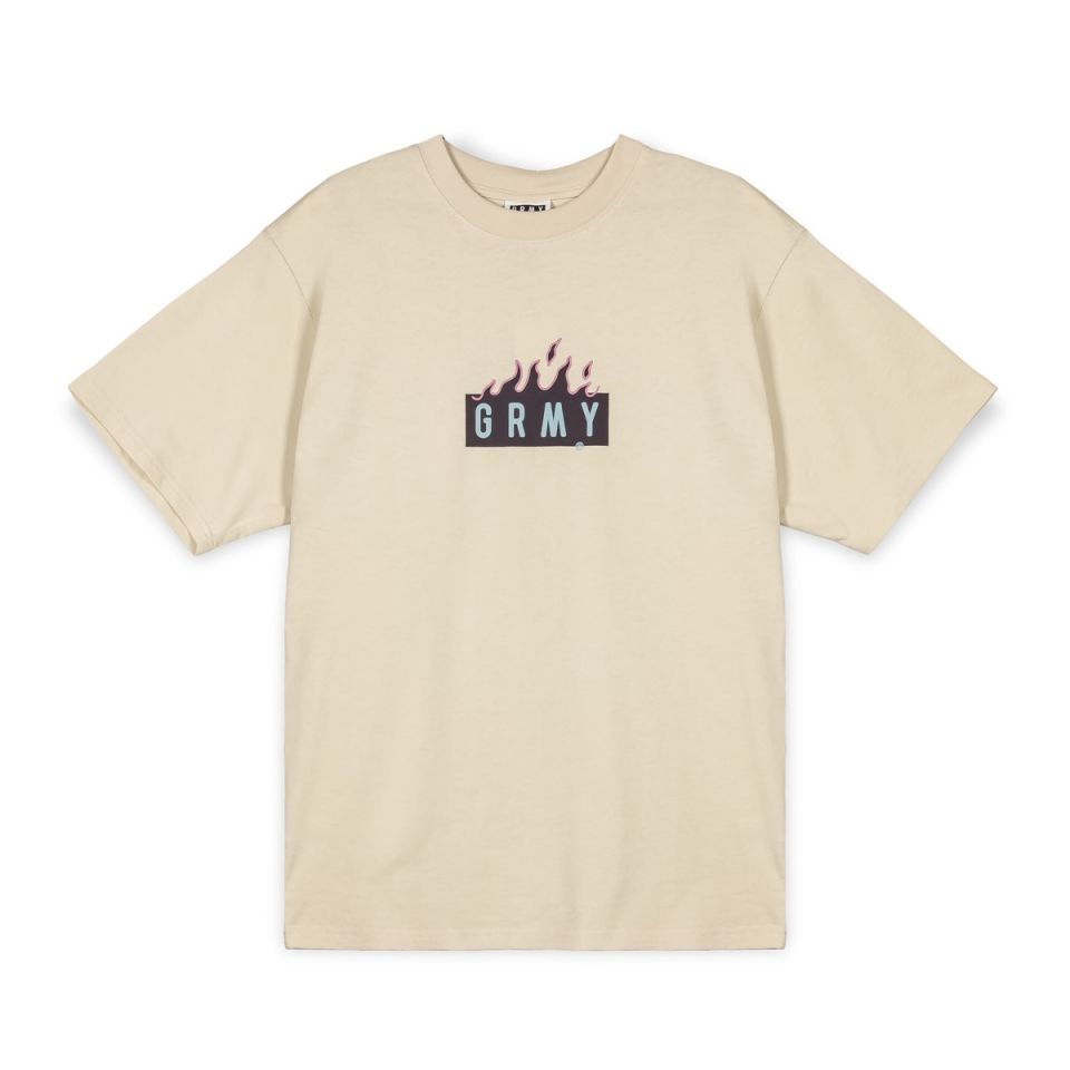 CAMISETA GRIMEY MELTED STONE OVERSIZED - CREAM | FW23