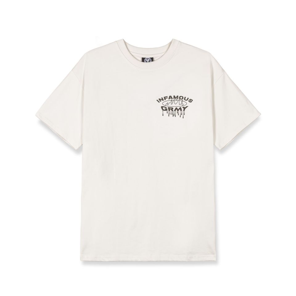 Camiseta Grimey Follow The Dollar Regular Off White