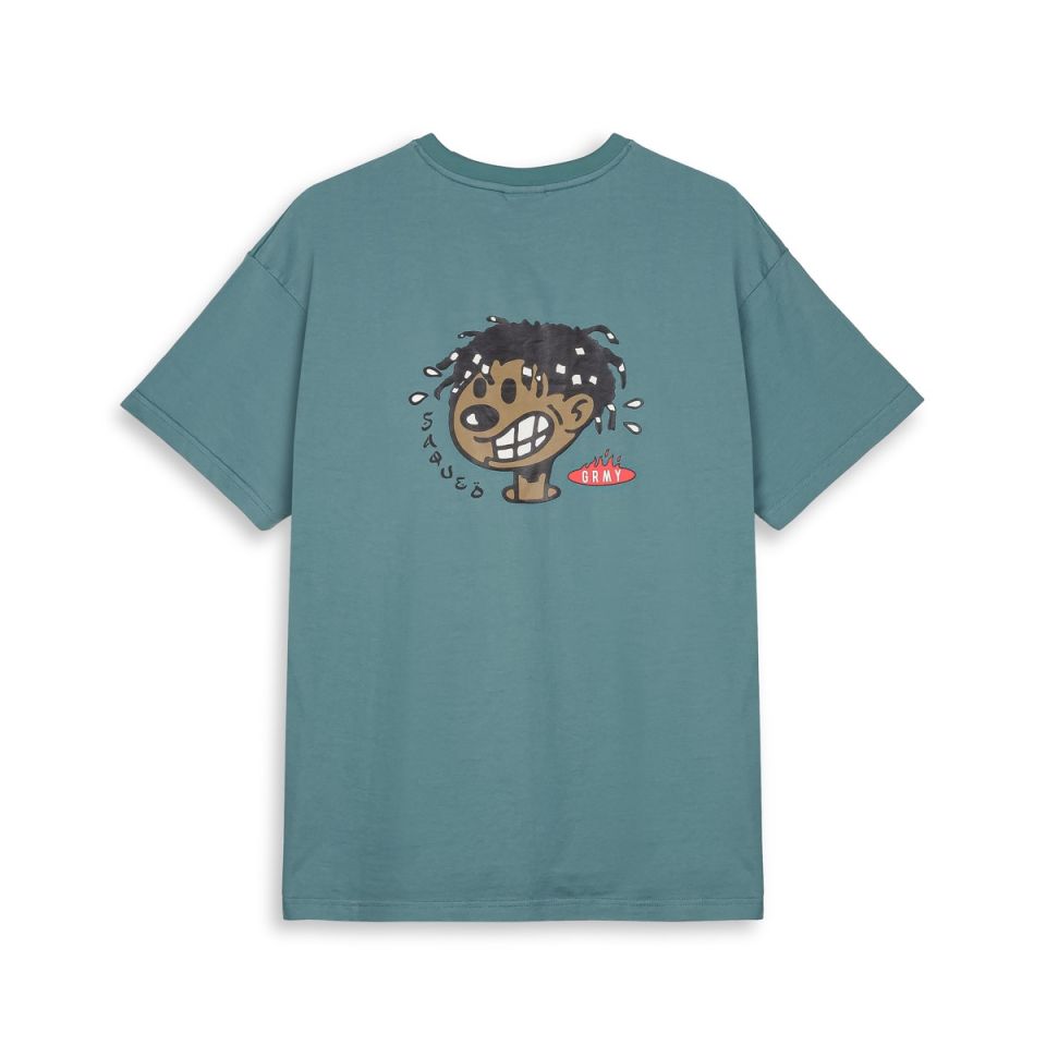 Grimey Voodoo Child Regular Tee Light Blue