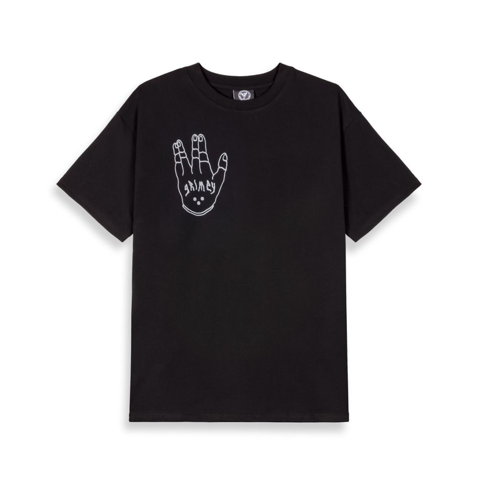 Camiseta Grimey Peace Within The Glitzy Grillz Black