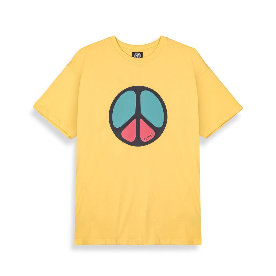 Camiseta Grimey Peace Within The No Justice No Yellow