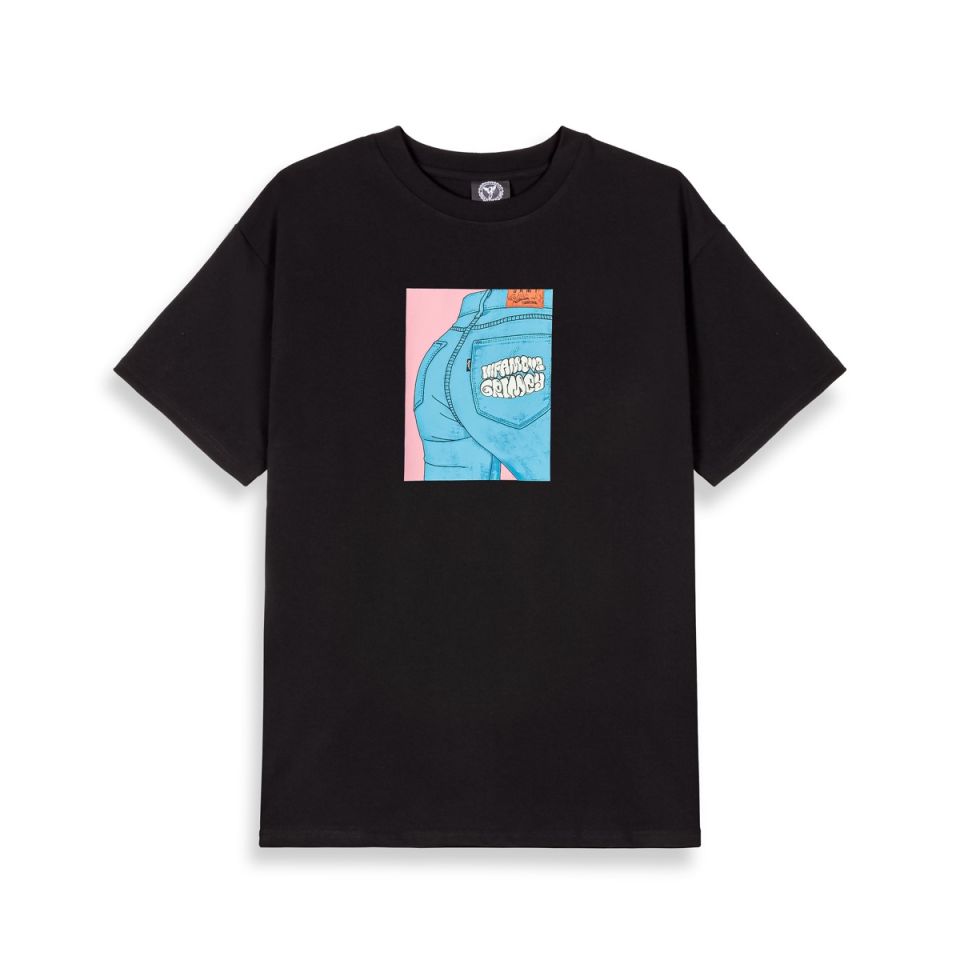 Camiseta Grimey The Professor Booty Black