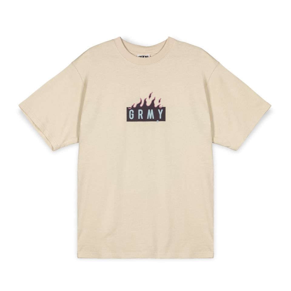 CAMISETA GRIMEY MELTED STONE OVERSIZED - CREAM | FW23