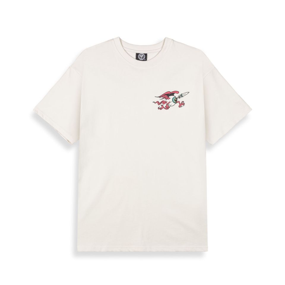 Camiseta Grimey Peace Within The Watching Eyez Off White