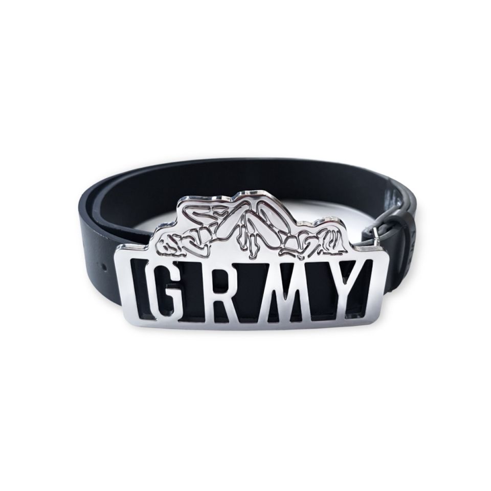 GRIMEY BACK AT YOU BUCKLE BELT - BLACK | FW23