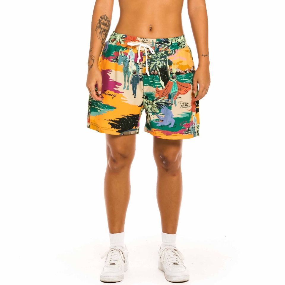 Bañador Unisex Grimey "Ocean Gateways" - Yellow | Summer 22