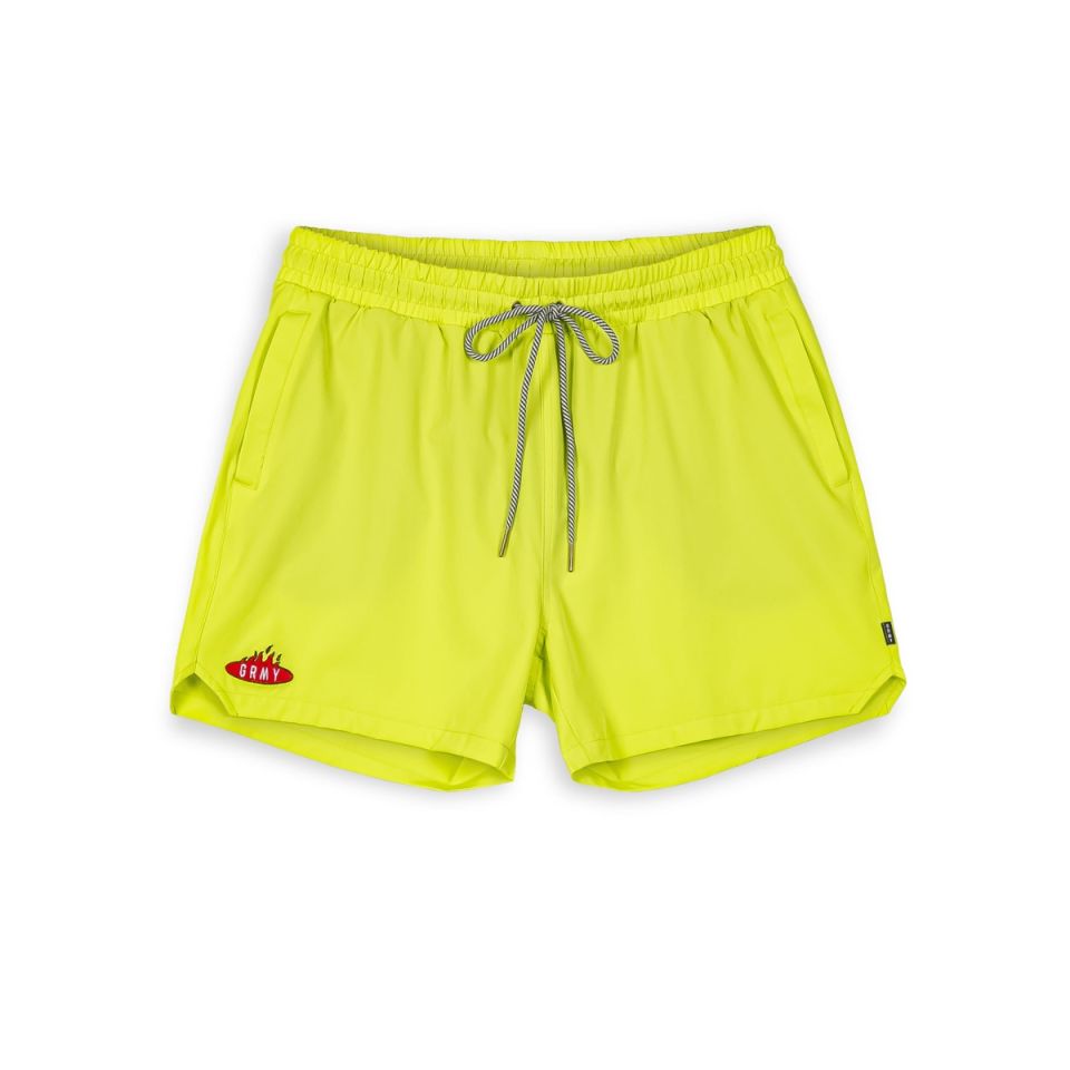 BAÑADOR GRIMEY BURN IN FLAMES - LIME | SS24