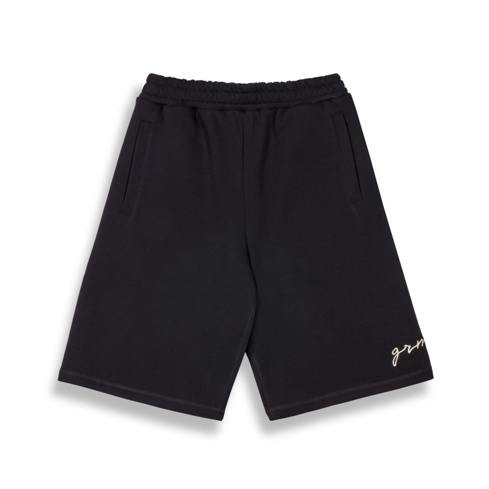 Pantalón corto Grimey Savage Domain French Terry Baggy Black