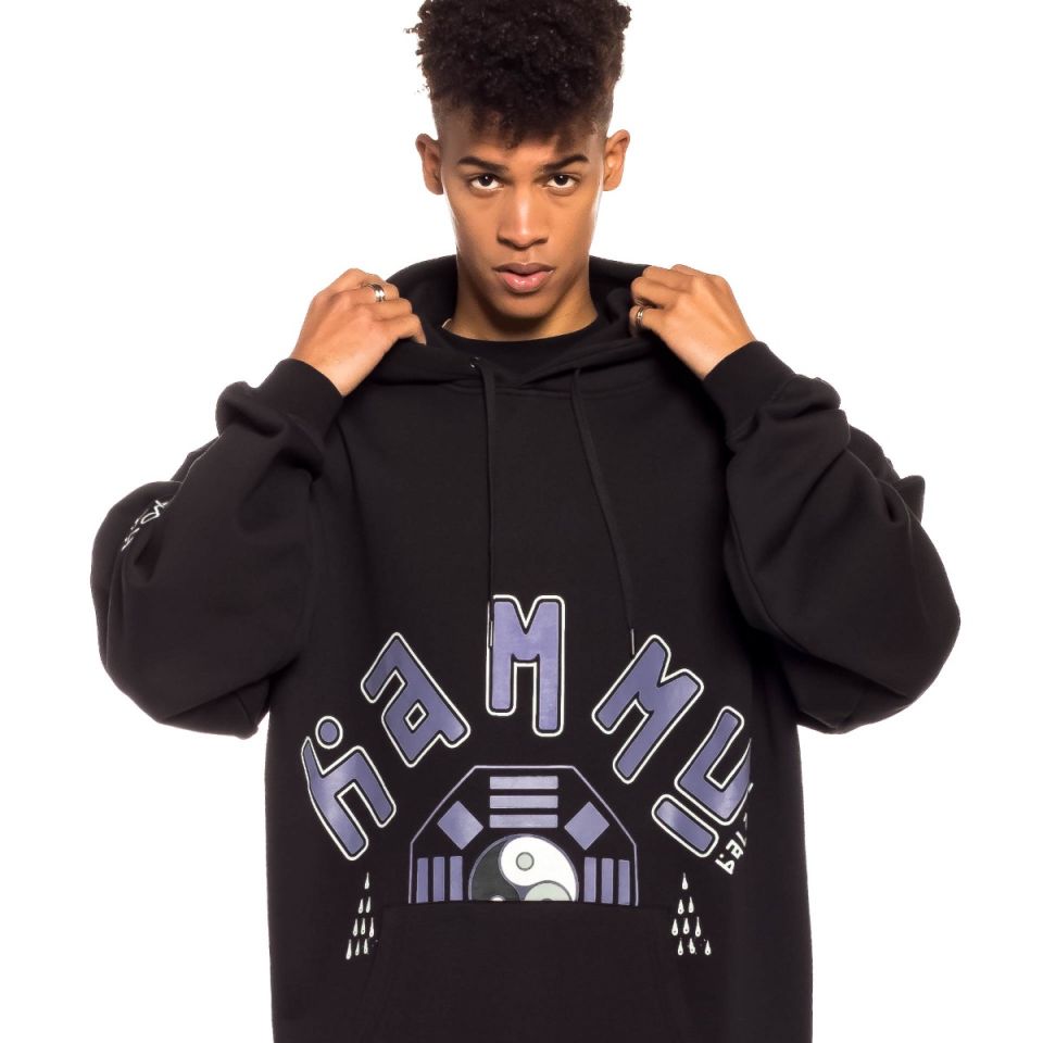 Sudadera "Space Hammu X Grimey" Hoodie - Black | Spring 22