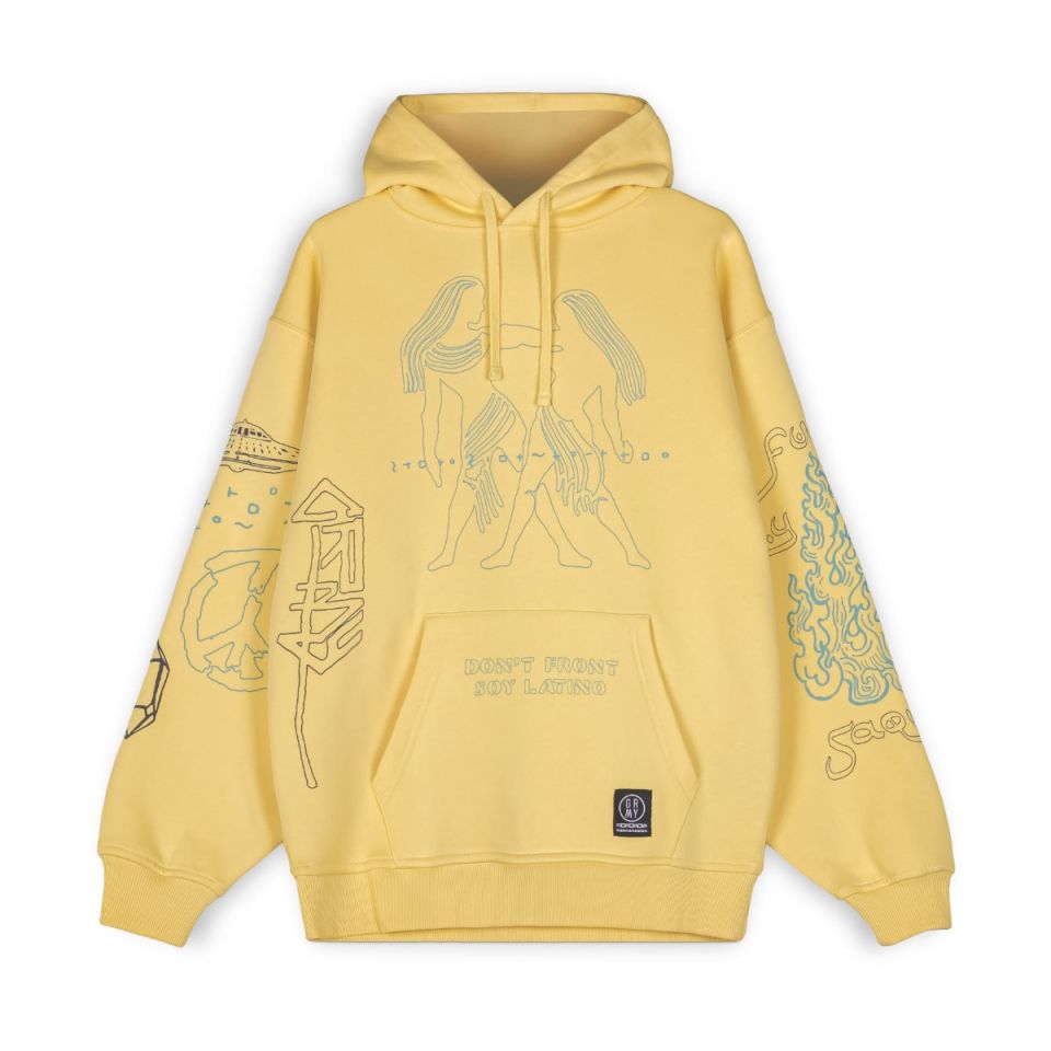 Sudadera Grimey LOST BOYS Hoodie - Yellow | Winter 22