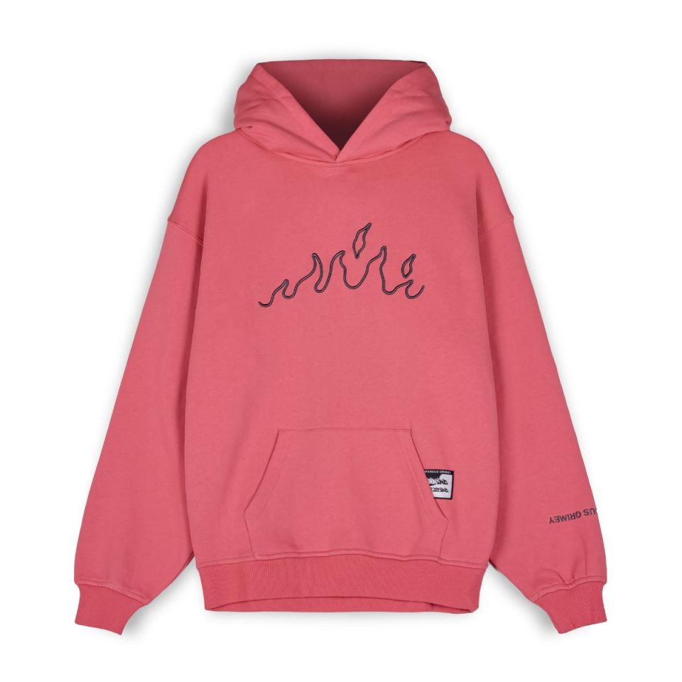 Sudadera Grimey "SNOW FOX" Hoodie - Coral | Winter 22