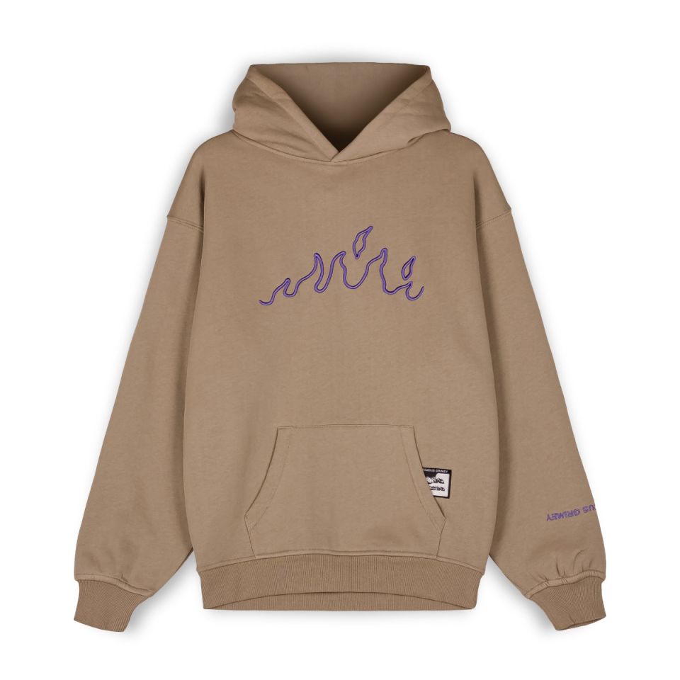 Sudadera Grimey &quot;SNOW FOX&quot; Hoodie - Olive | Winter 22