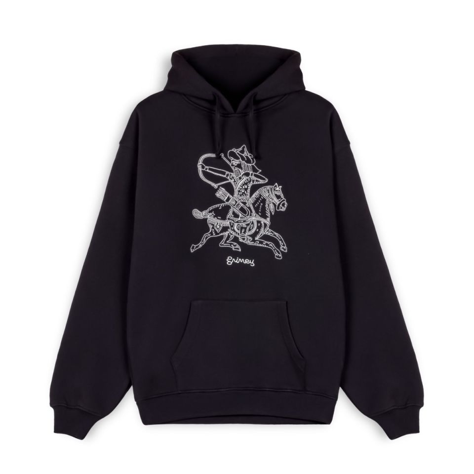 GRIMEY THE CLOUT NUMIDIANS VINTAGE HOODIE - BLACK | Spring 23