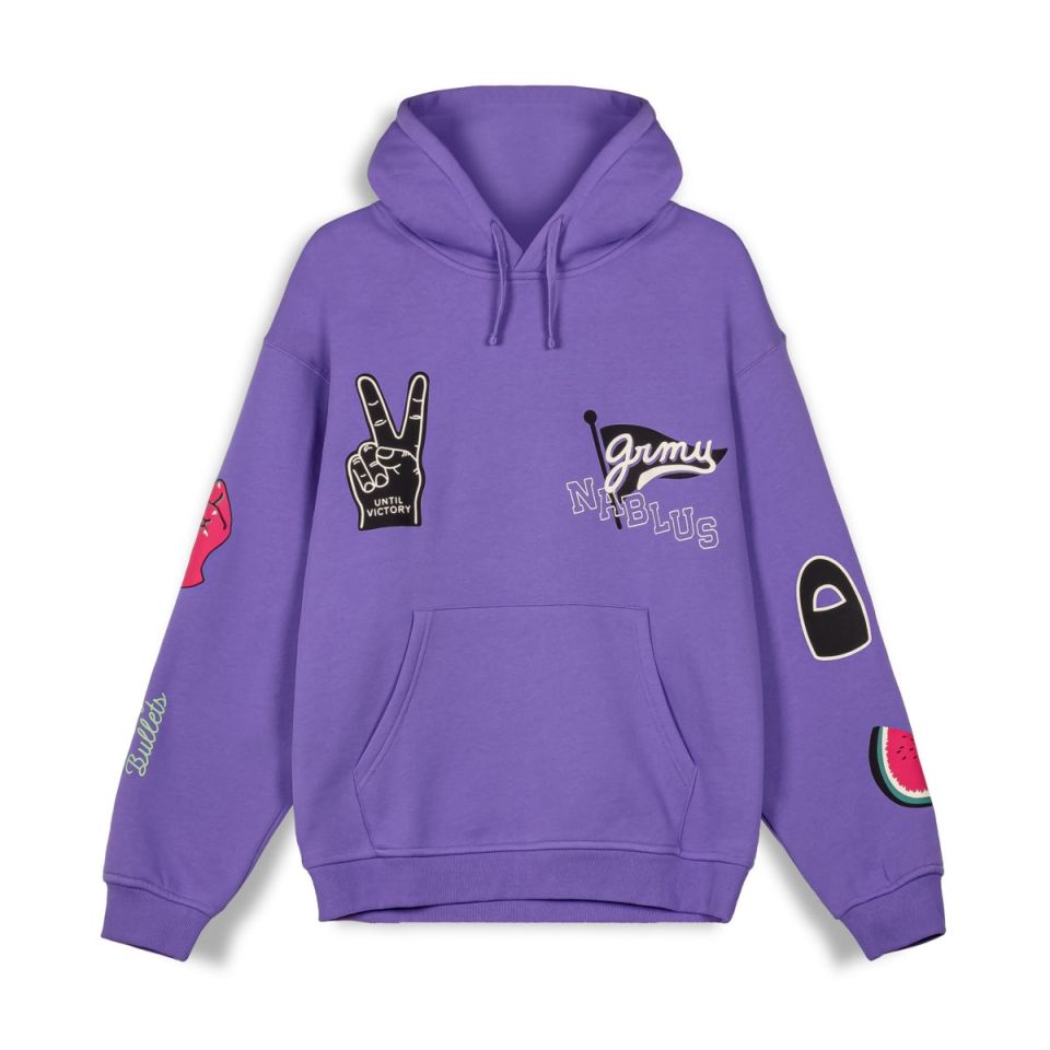 SUDADERA CAPUCHA GRIMEY NABLUS VINTAGE - PURPLE | FW23