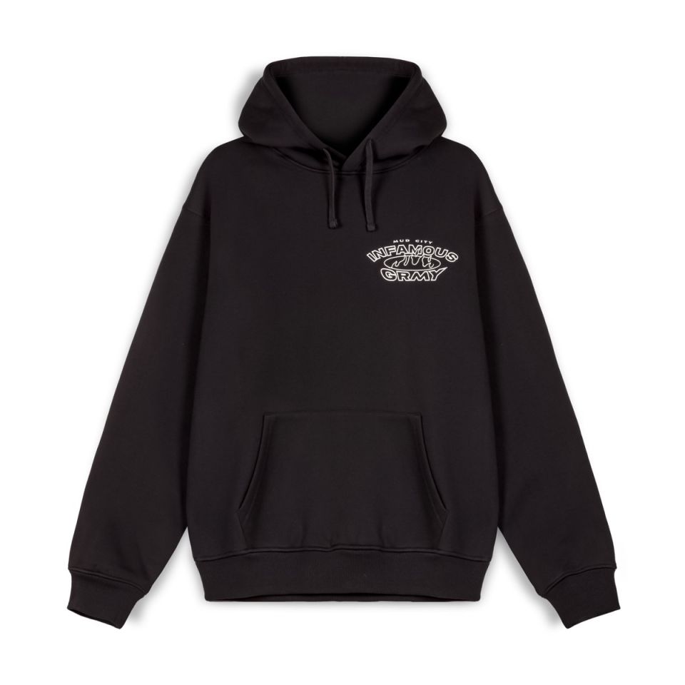 GRIMEY MADRID THE CONNOISSEUR HEAVYWEIGHT HOODIE - BLACK | FW23