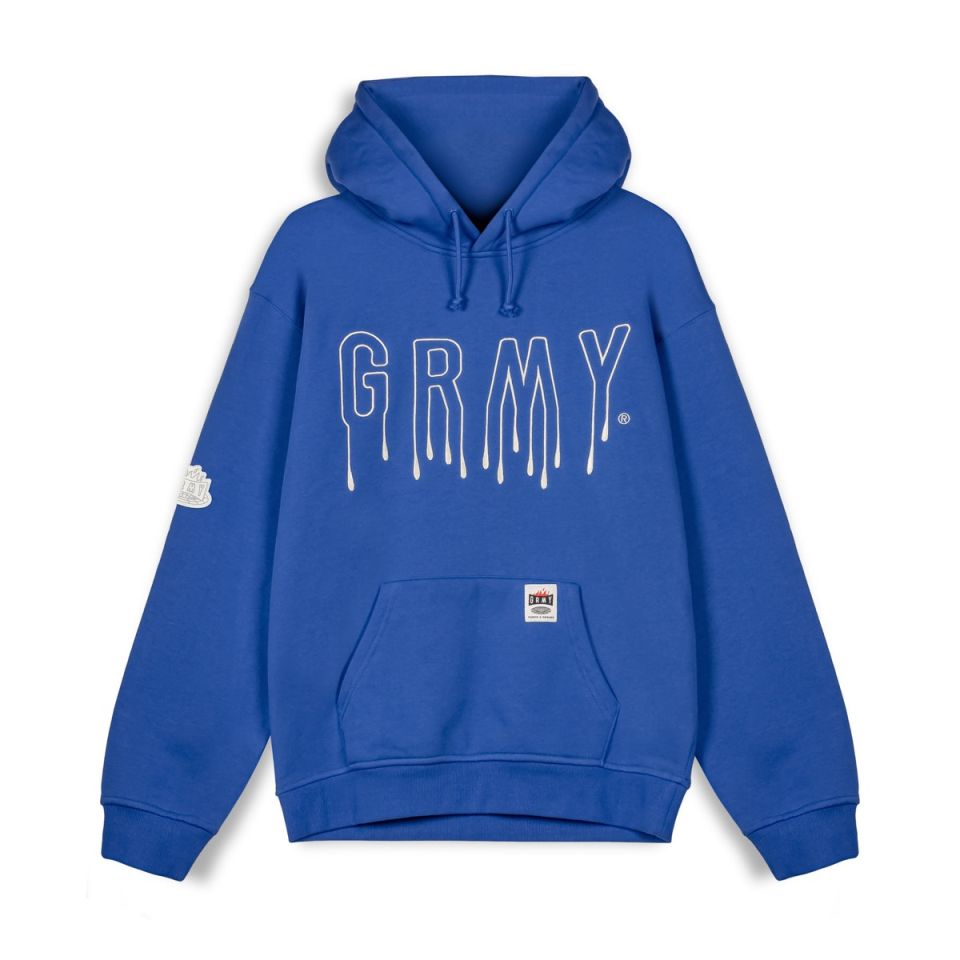 GRIMEY BACK AT YOU VINTAGE HOODIE - ROYAL BLUE | FW23