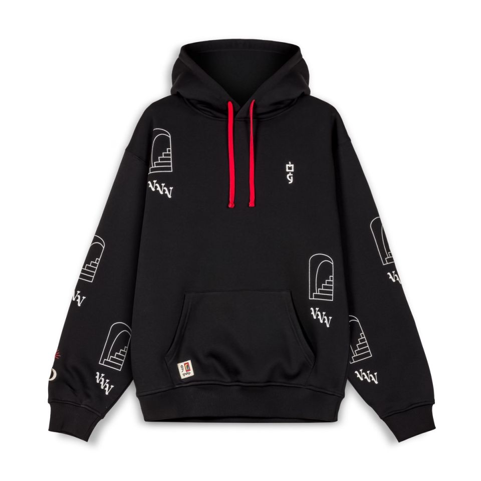 GRIMEY VITA DEORUM (GRMY X OJ) VINTAGE HOODIE - BLACK | FW23