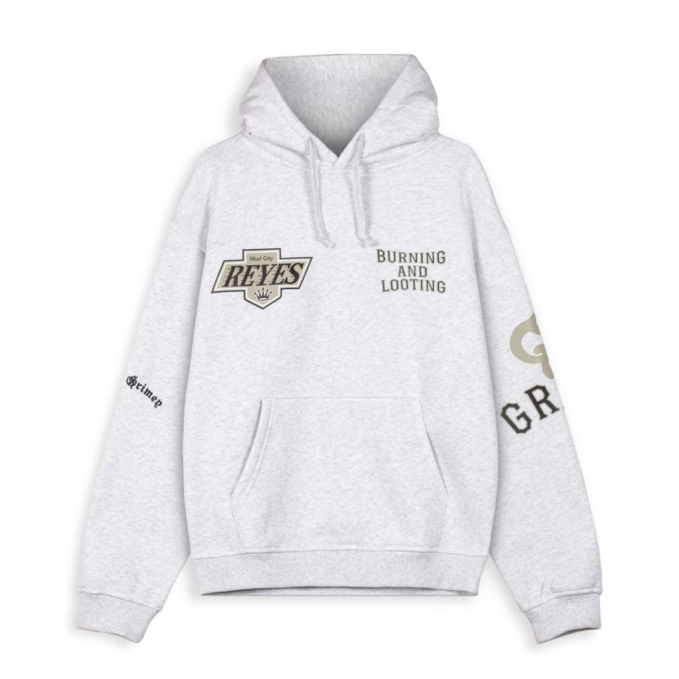 GRIMEY CAUSING PANIC VINTAGE HOODIE - SPORT GREY | SS24