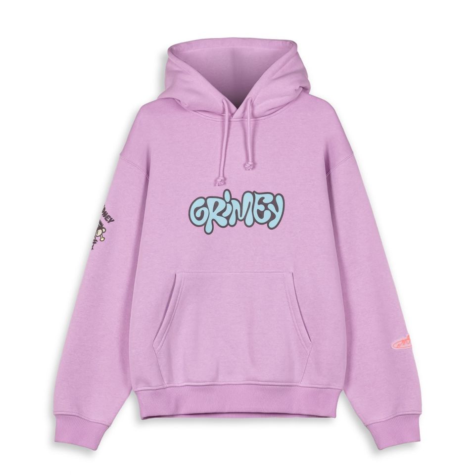 GRIMEY BLOODSUCKER VINTAGE HOODIE - VIOLET | SS24