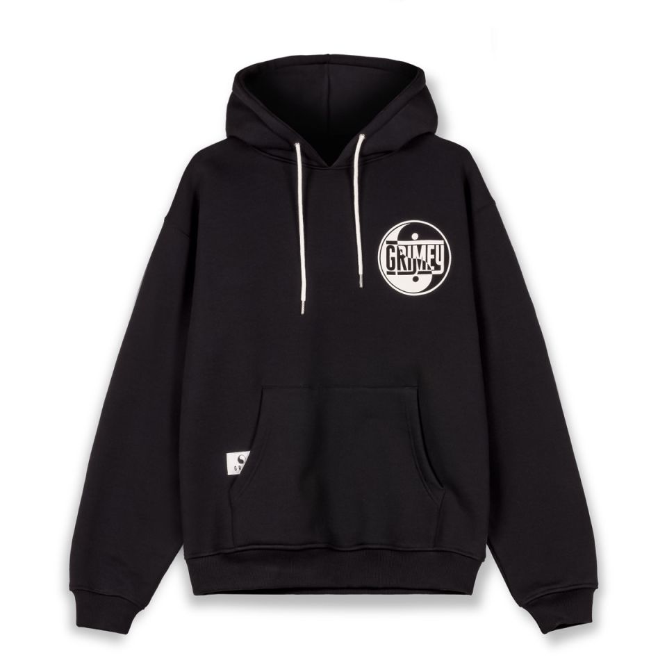 Grimey Hijacker Heavyweight Hoodie Black