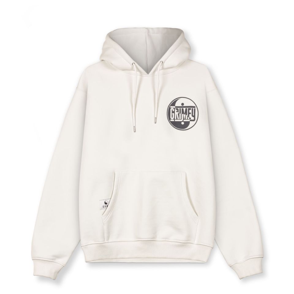 Grimey Hijacker Heavyweight Boxy Hoodie Off White