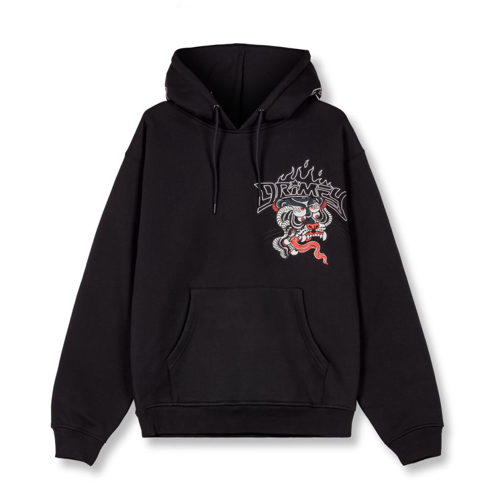 Grimey Deeper Heavyweight Hoodie Black