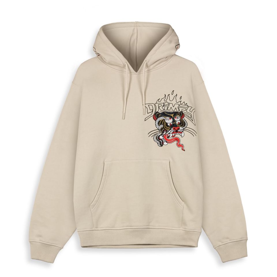 Grimey Deeper Heavyweight Hoodie Cream