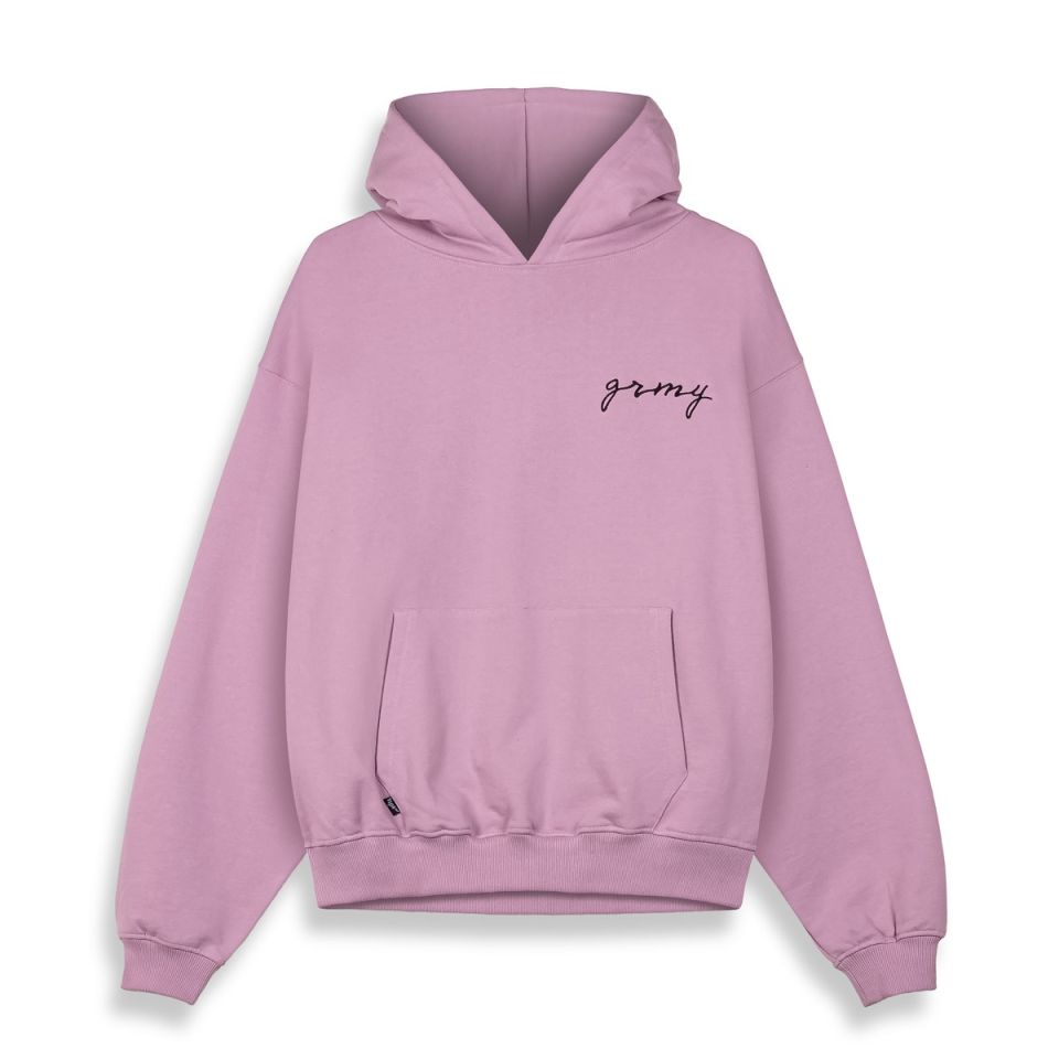 Sudadera Grimey Savage Domain French Terry Boxy Hoodie Lilac