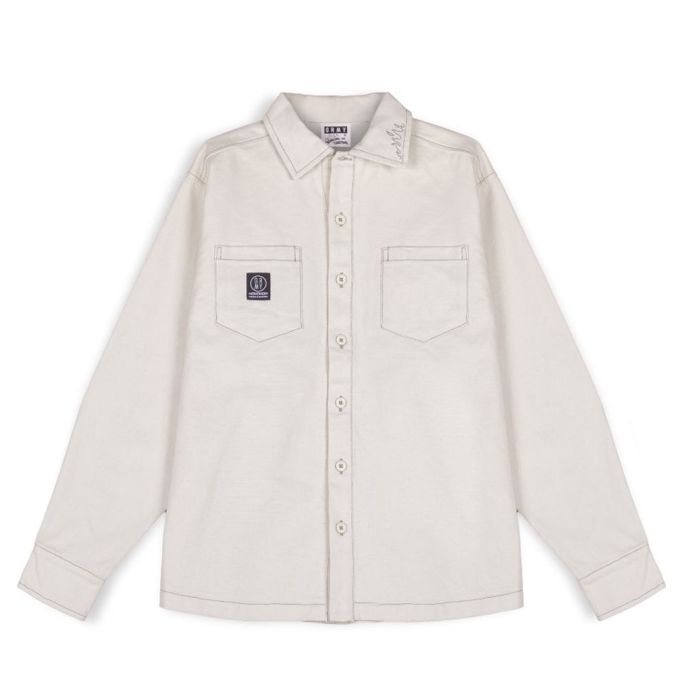 Camisa Grimey "SNOW FOX" Canvas - Cream | Winter 22