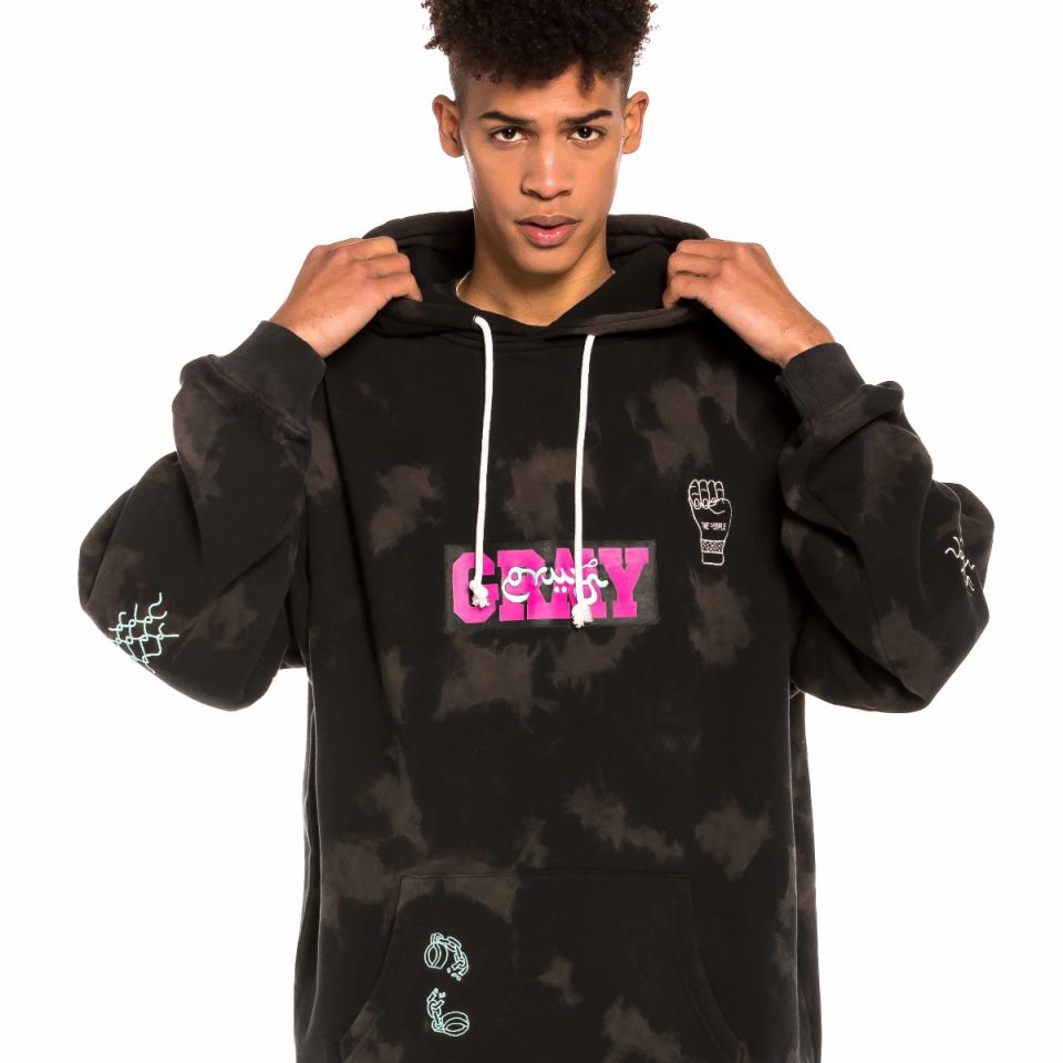 Sudadera Grimey "Day Dreamer" Hoodie - Bleached Black | Spring 22