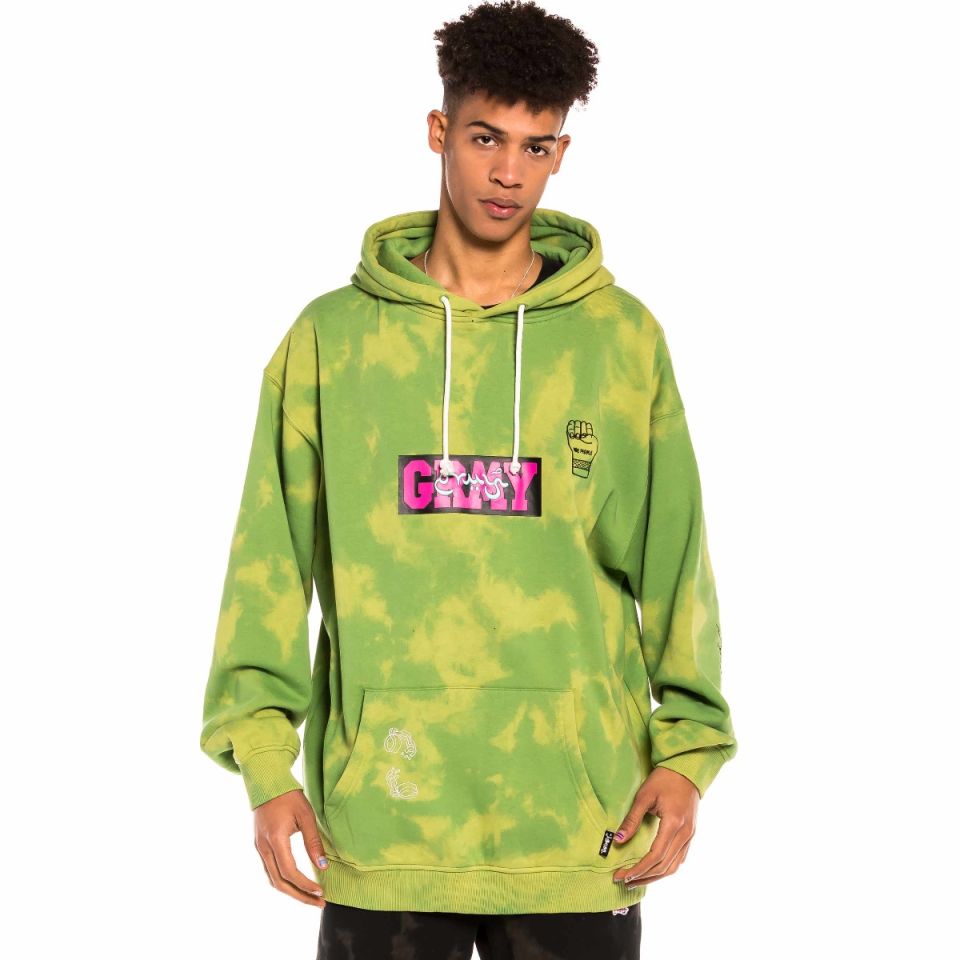 Sudadera Grimey "Day Dreamer" Hoodie - Bleached Green| Spring 22