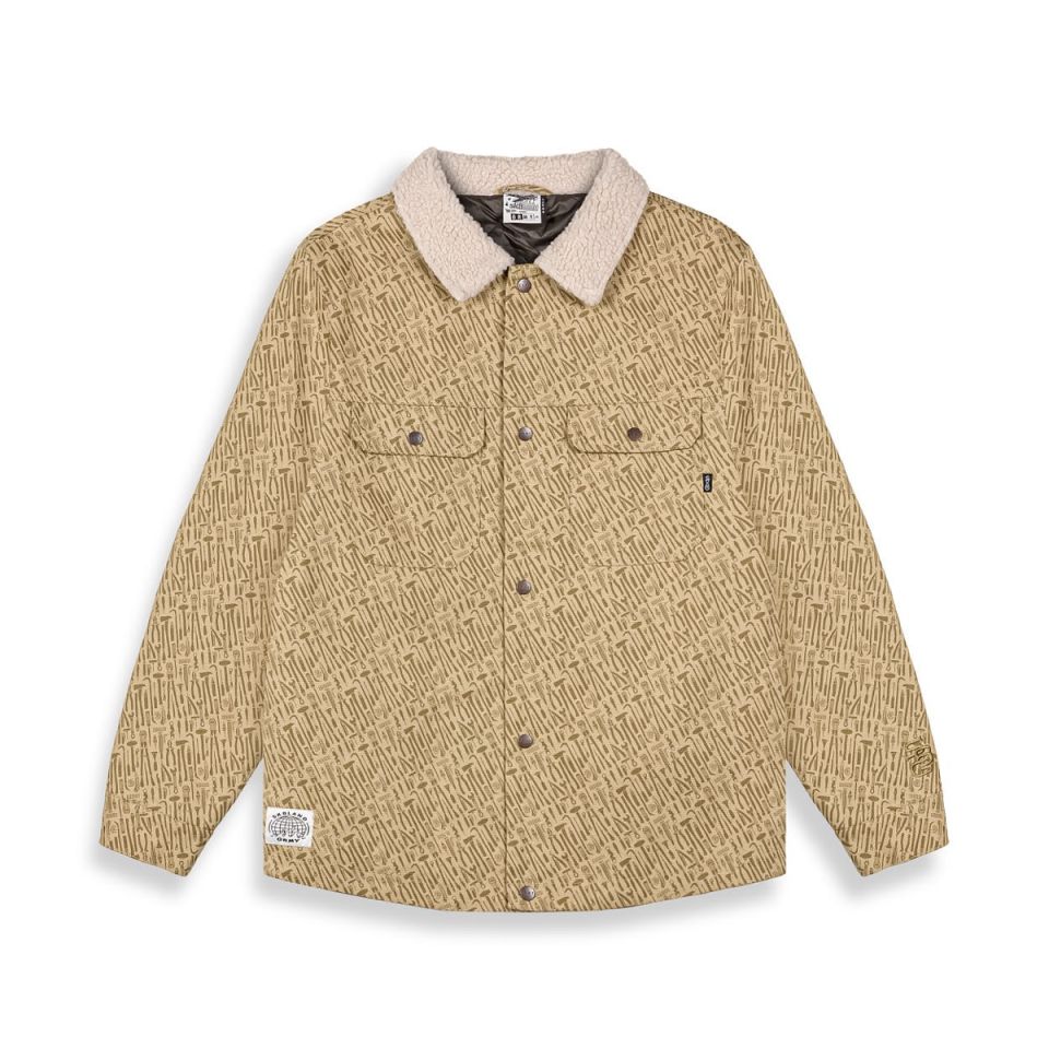 Chaqueta Grimey X Sk8Land Canvas Brown