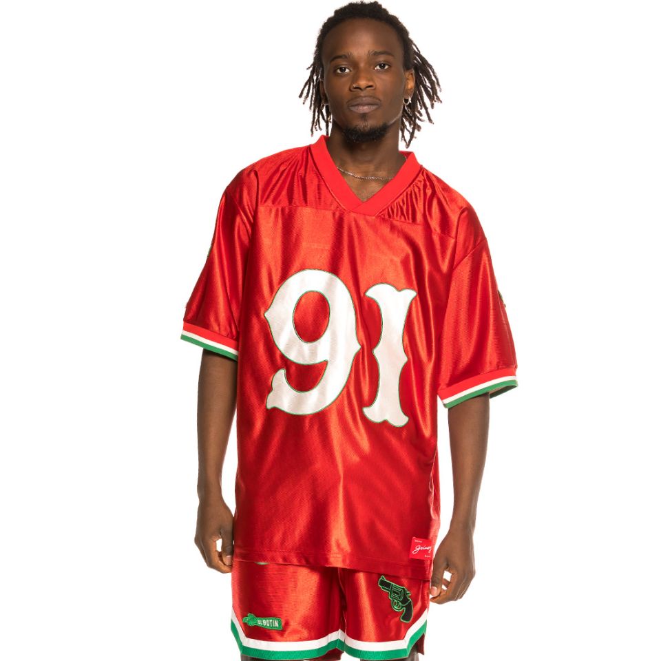 Camiseta Football Grimey "The Loot" - Red | Spring 21