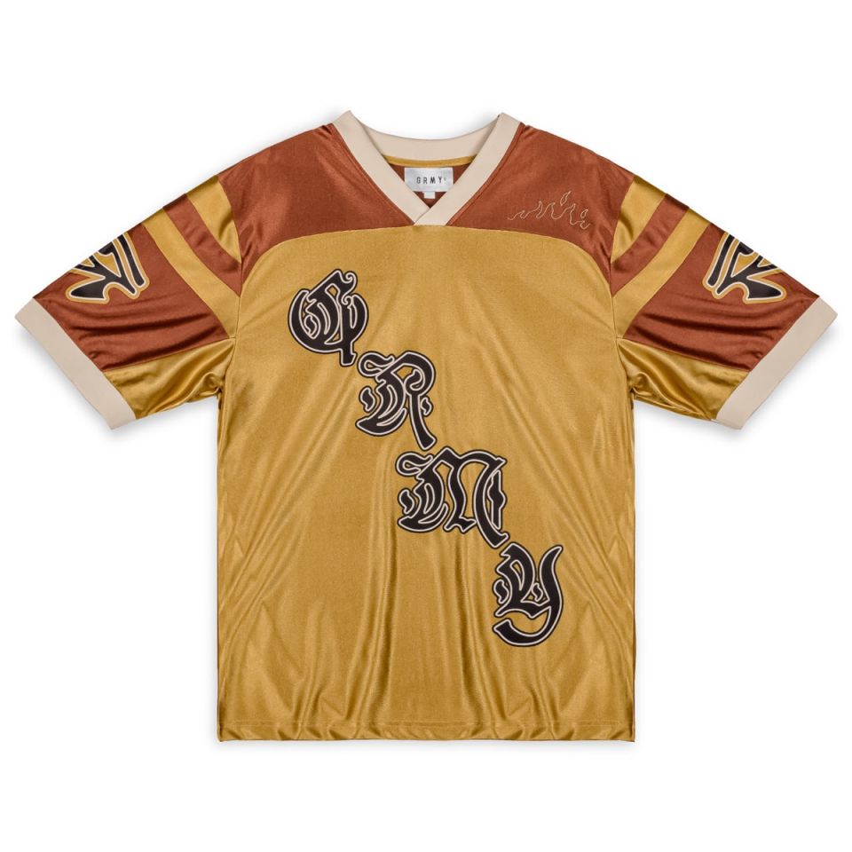 CAMISETA DE FOOTBALL GRIMEY FIRE ROUTE - BROWN | Spring 23
