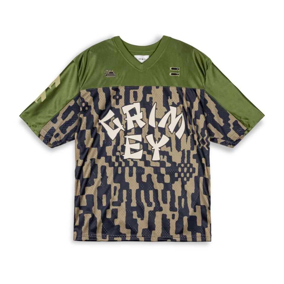 CAMISETA DE FOOTBALL GRIMEY LUCKY DRAGON MESH - GREEN | SS24