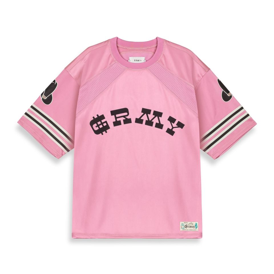 Camiseta de Football Grimey Lone Hand Mesh Brick